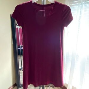 Girls Skater Rib Knit Short Sleeve Dress